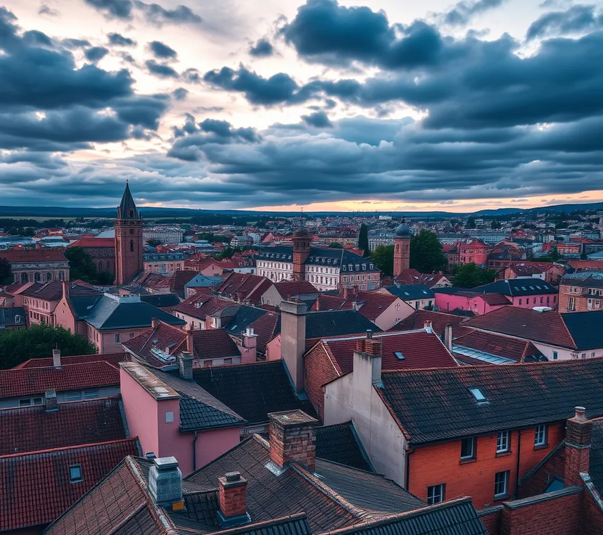 Toits de Lille dans le Nord